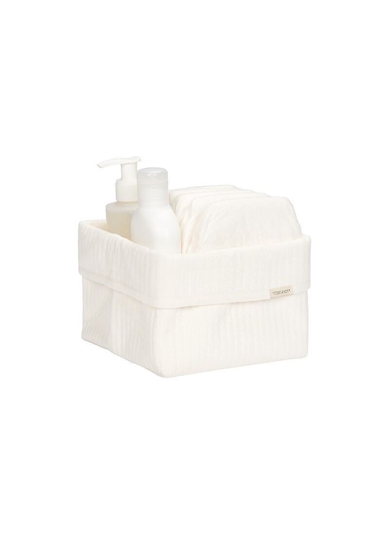 STORAGE BASKET PURE SOFT WHITE SMALL
