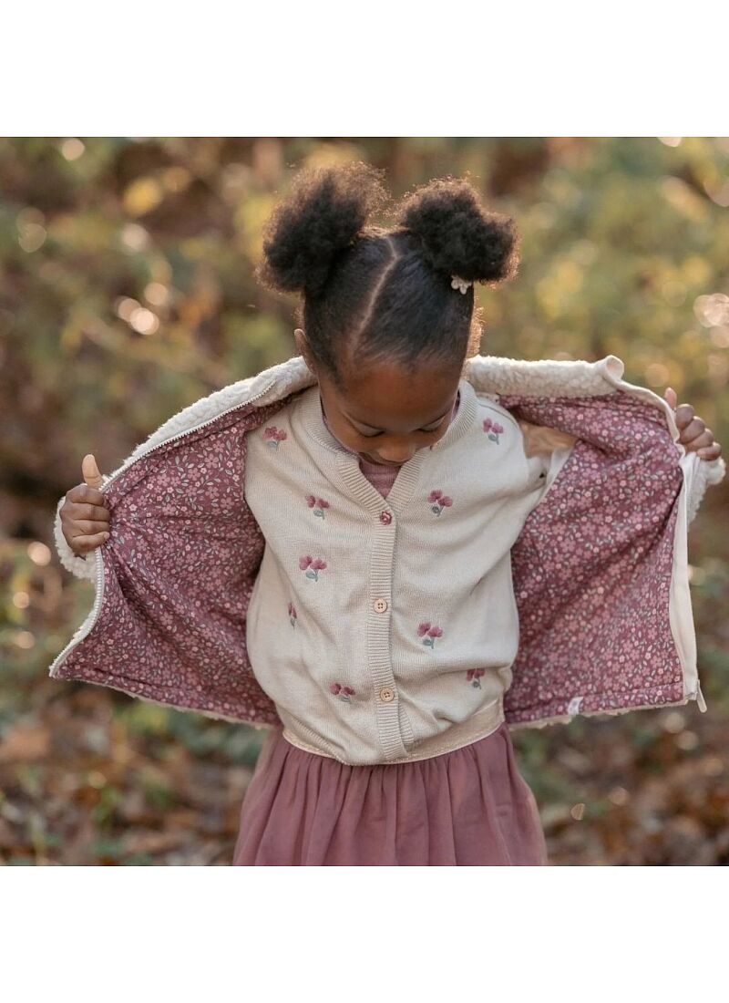 CARDIGAN TEDDY SAND