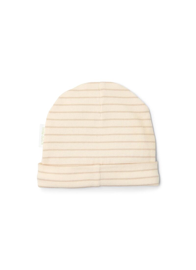 CAP SOFT BEIGE STRIPE
