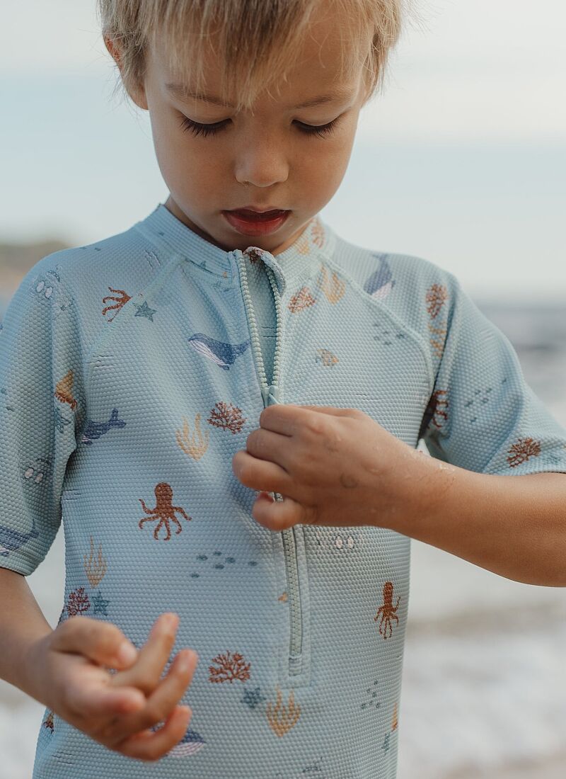 SHORT SLEEVE BATHSUIT OCEAN FRIENDS