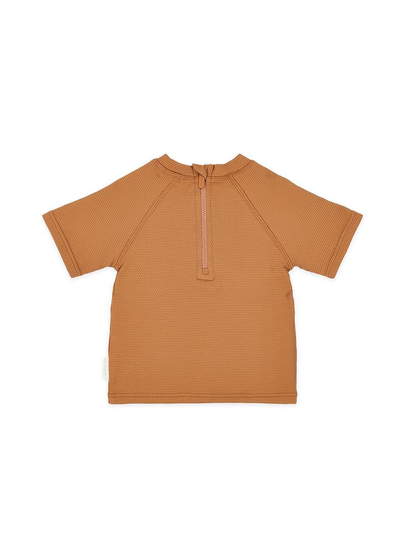 SWIM T-SHIRT WITH SHORT SLEEVE SUNNY BORWN