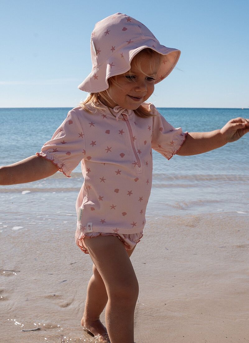 SWIM T-SHIRT WITH SHORT SLEEVE DREAMY SEASHELLS