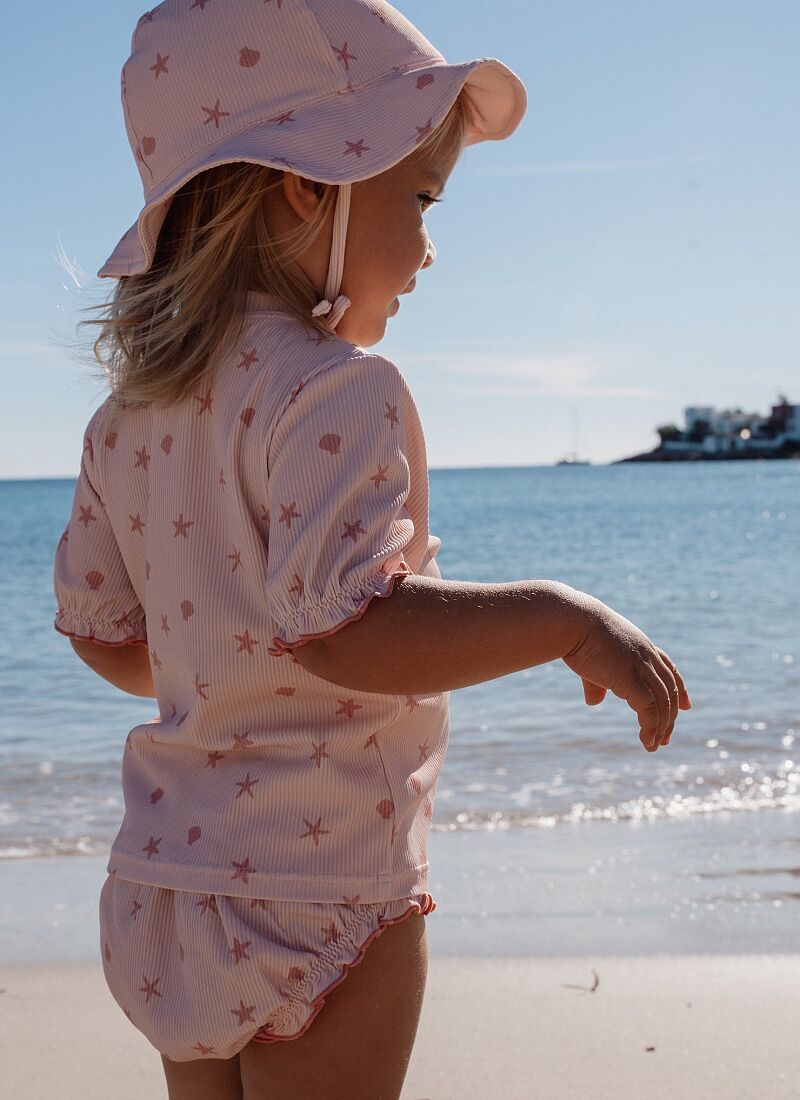 SWIM T-SHIRT WITH SHORT SLEEVE DREAMY SEASHELLS