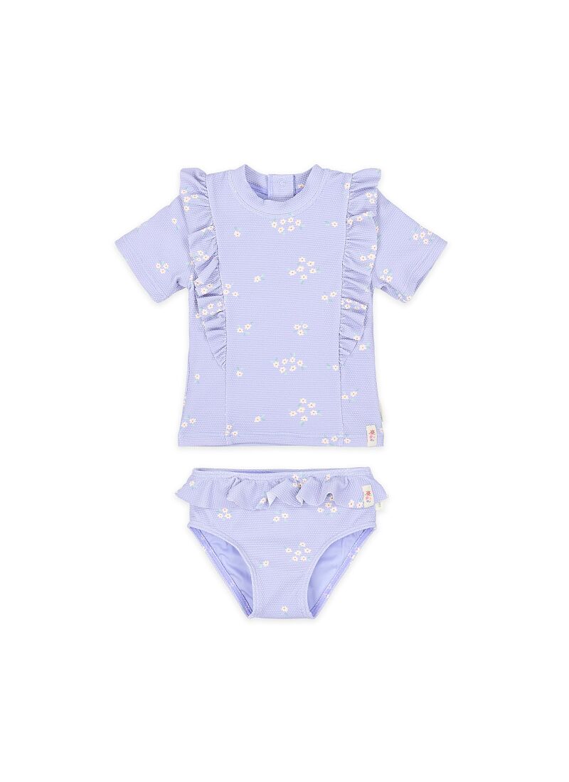 SET SHORT SLEEVED T-SHIRT AND BIKINI SWIMSUIT DREAMY LAVENDER