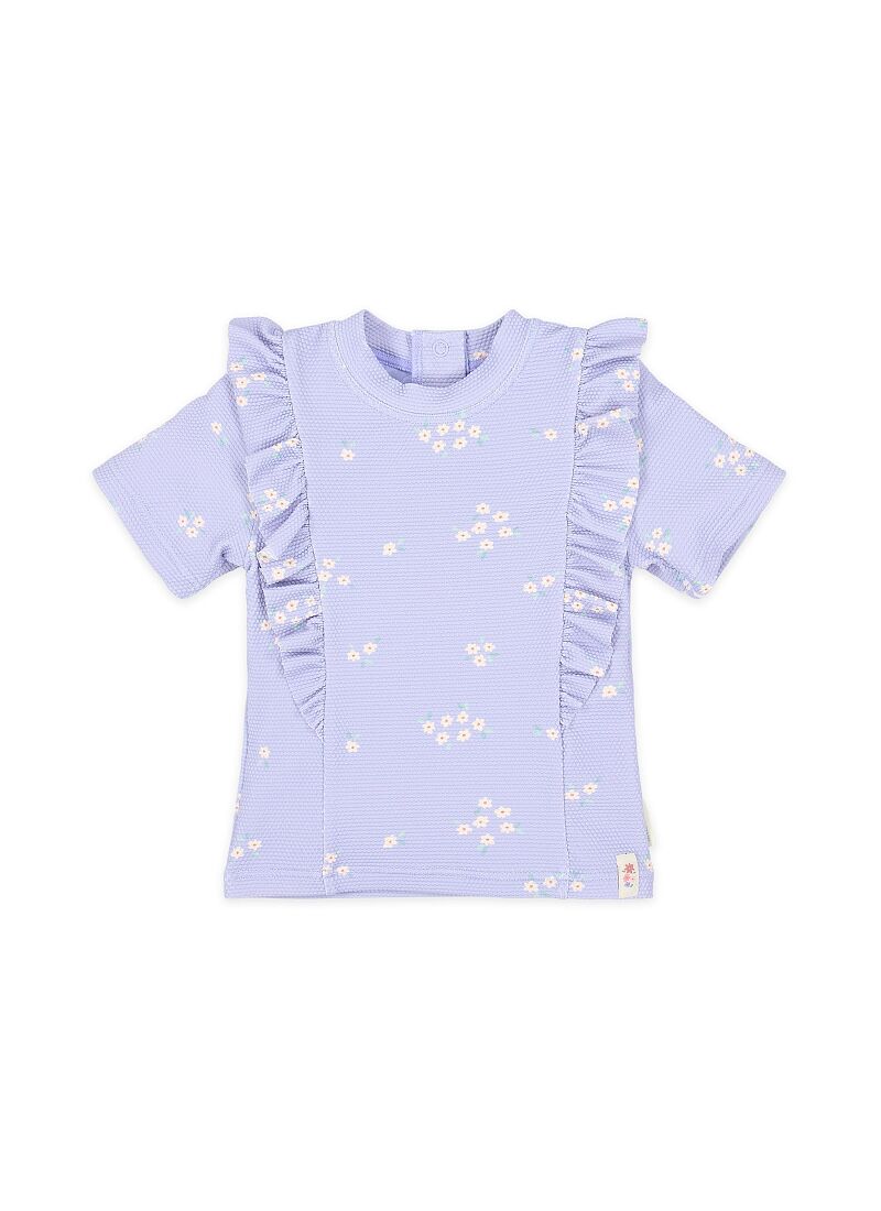 SET SHORT SLEEVED T-SHIRT AND BIKINI SWIMSUIT DREAMY LAVENDER