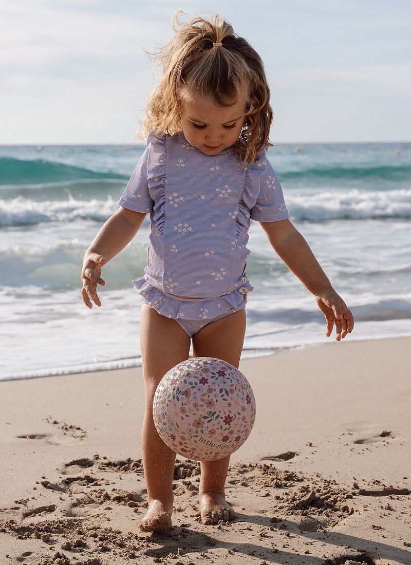 SET SHORT SLEEVED T-SHIRT AND BIKINI SWIMSUIT DREAMY LAVENDER