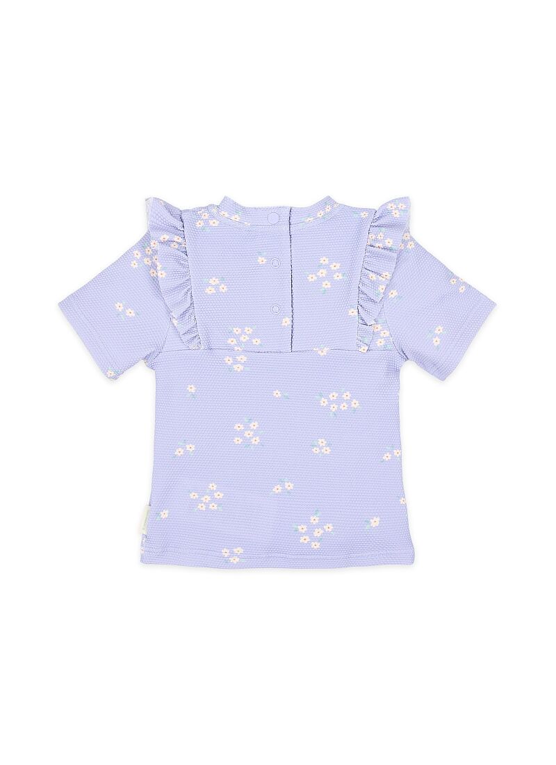 SET SHORT SLEEVED T-SHIRT AND BIKINI SWIMSUIT DREAMY LAVENDER