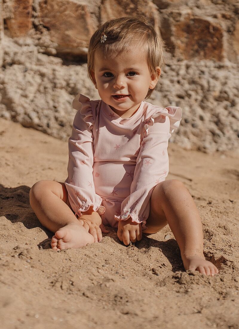 LONG SLEEVE BATHSUIT DREAMY SEASHELLS
