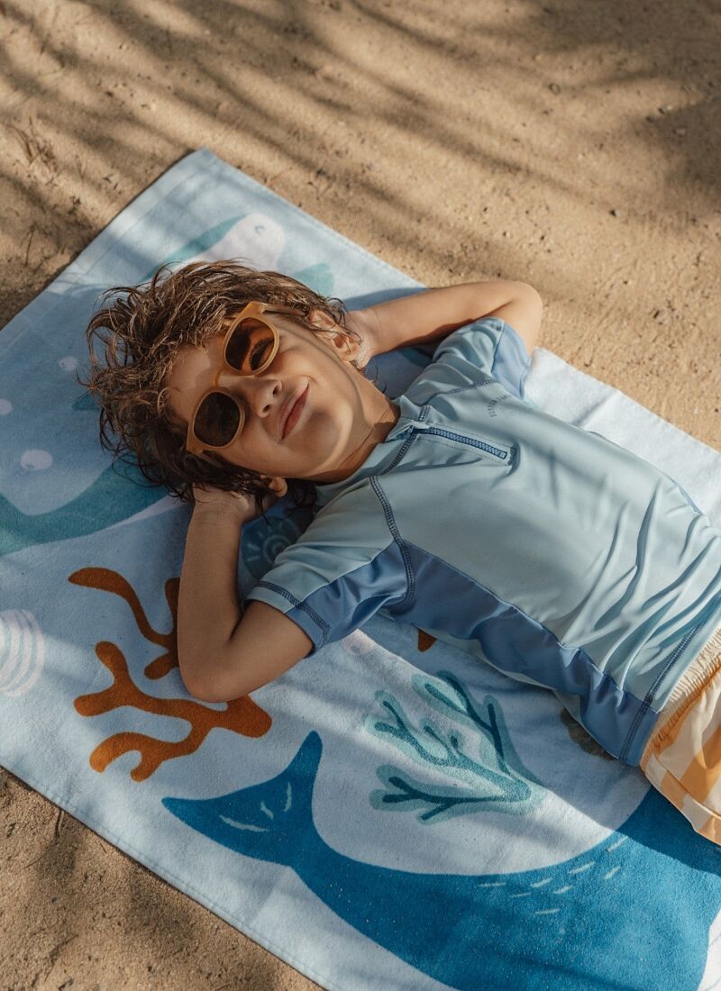 CHILDREN'S BEACH TOWEL OCEAN DREAMS BLUE
