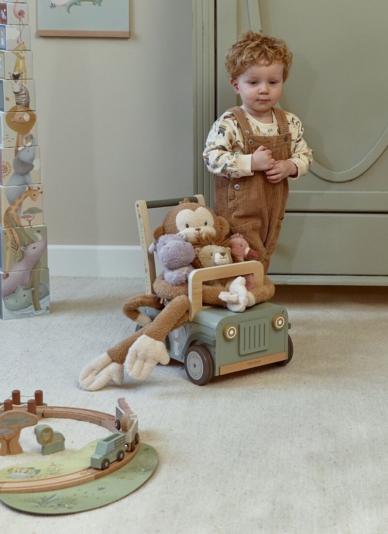 SOFT TOY 82cm MONKEY SAFARI FRIENDS