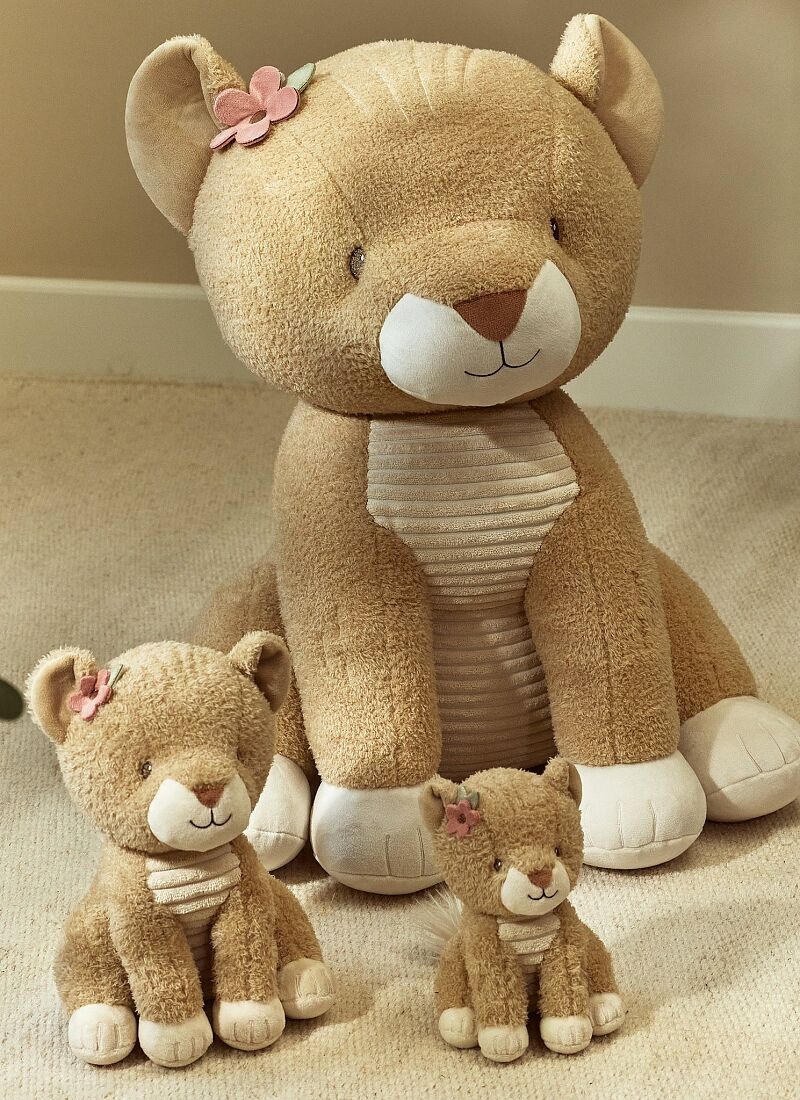 SOFT TOY 25cm LION SAFARI FRIENDS