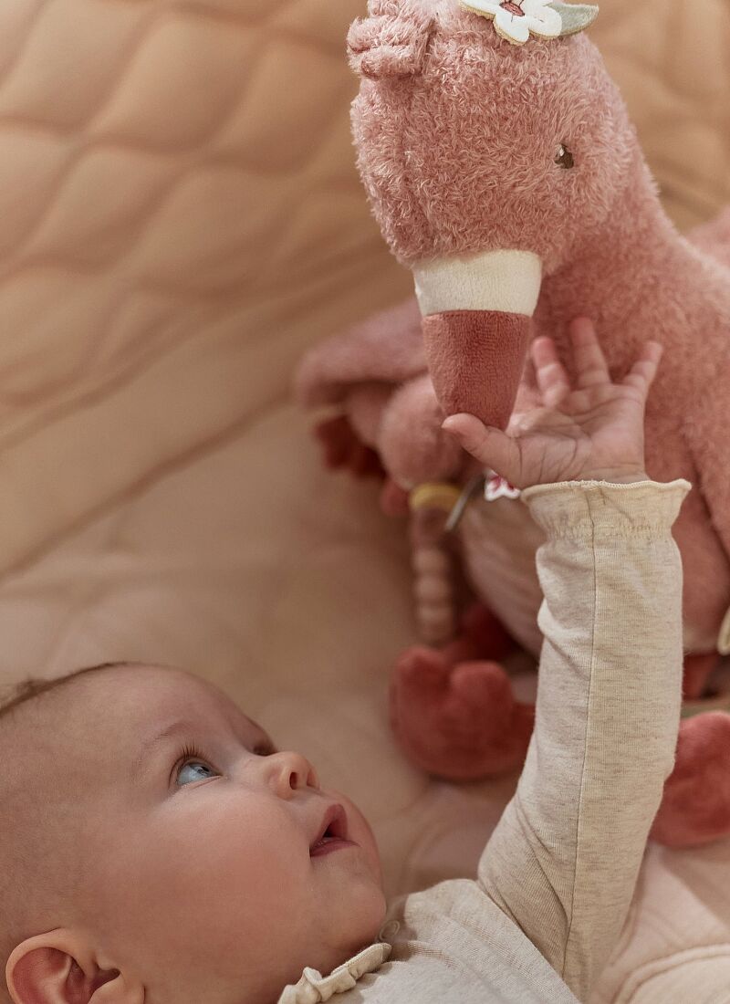 SOFT ACTIVITY TOY FLAMINGO SAFARI FRIENDS
