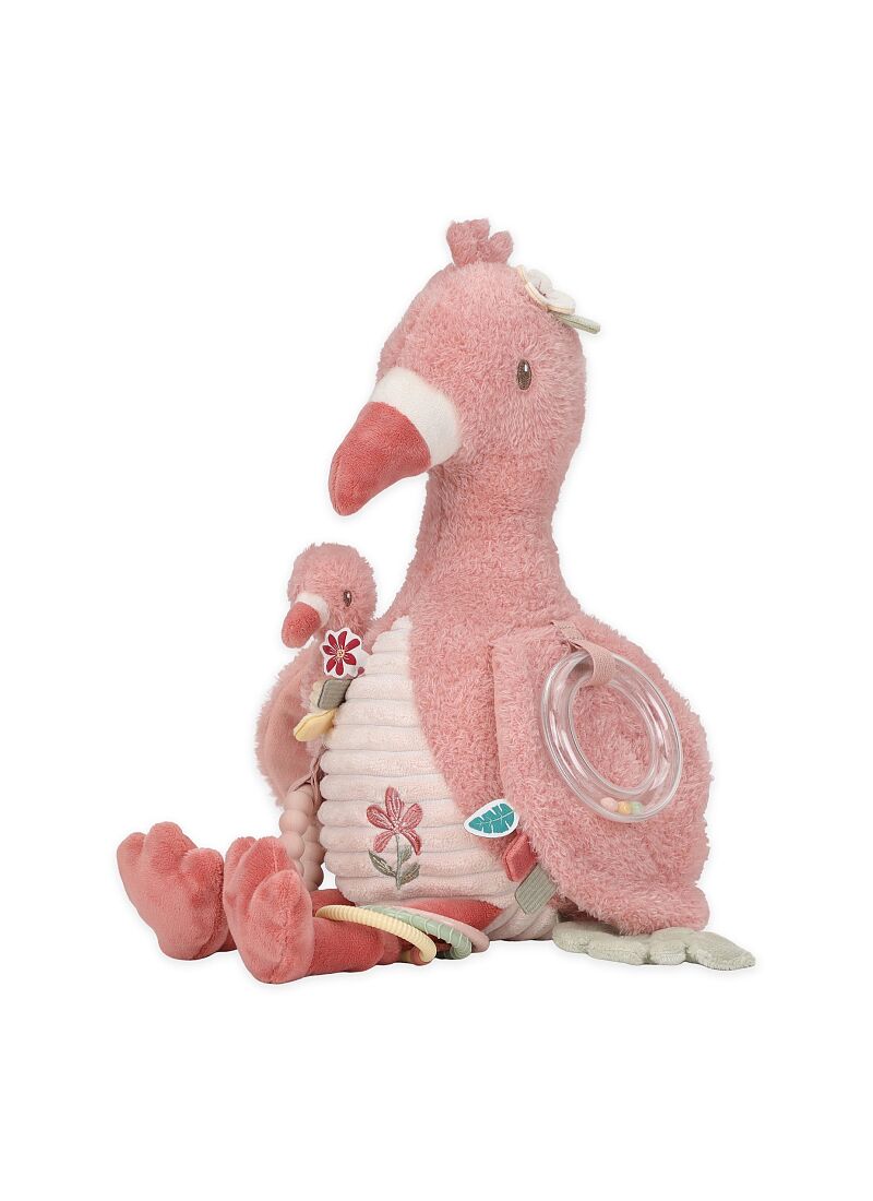 SOFT ACTIVITY TOY FLAMINGO SAFARI FRIENDS