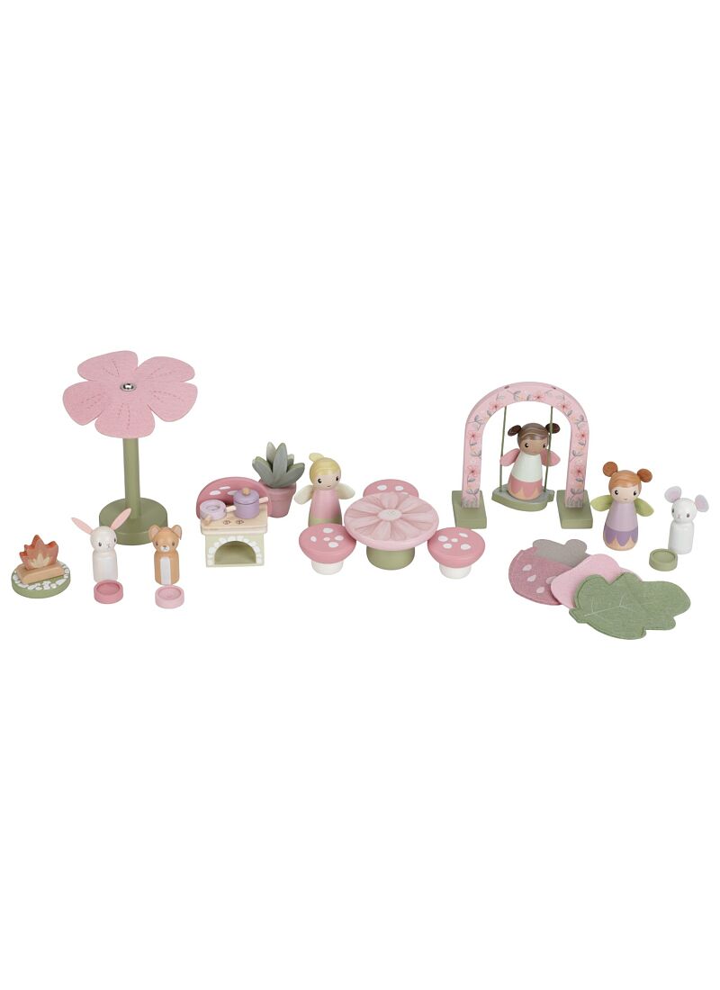 WOODEN PORTABLE DOLL'S HOUSE FAIRY GARDEN
