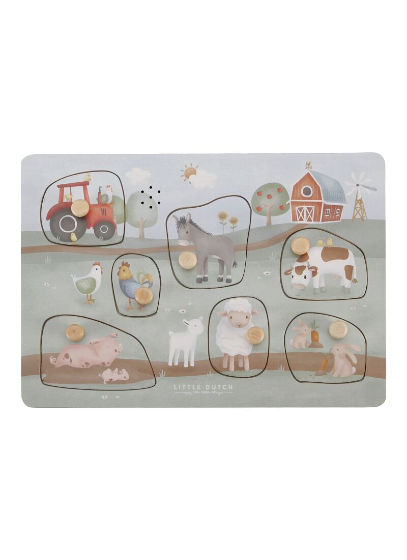 WOODEN PUZZLE FARM