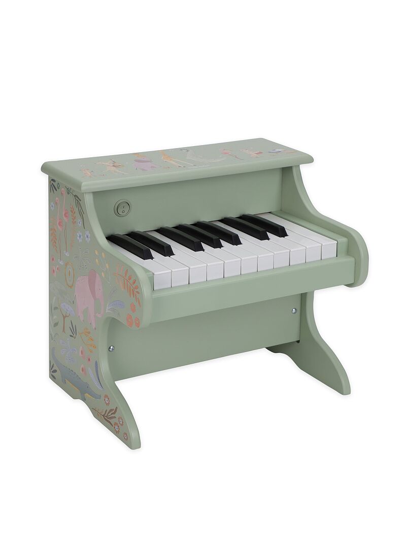 WOODEN PIANO SAFARI FRIENDS GREEN