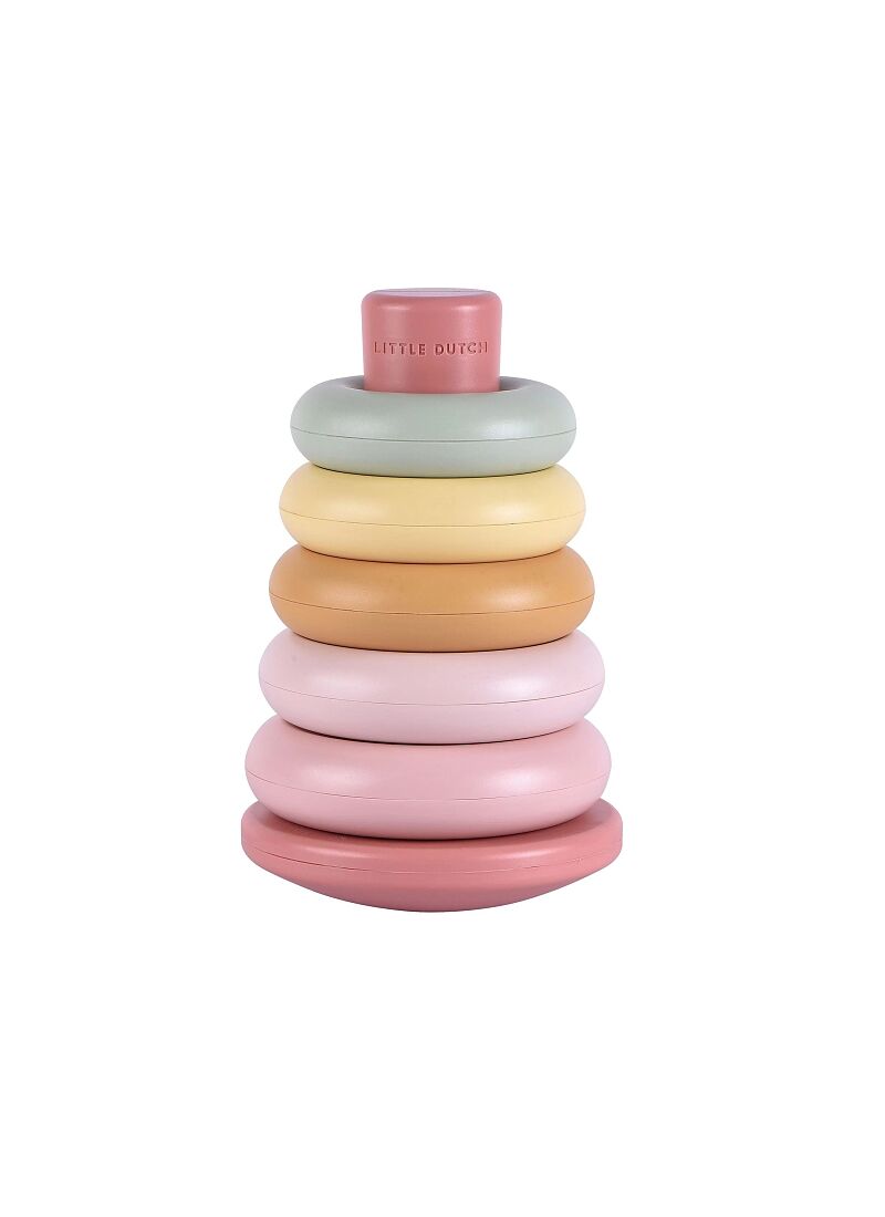 STACKING RINGS PINK