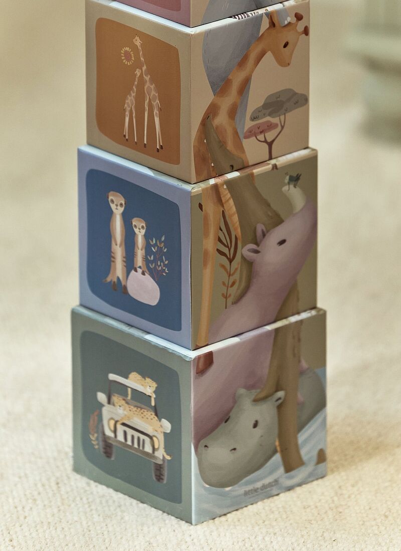 CUBES CARDBOARD SAFARI FRIENDS
