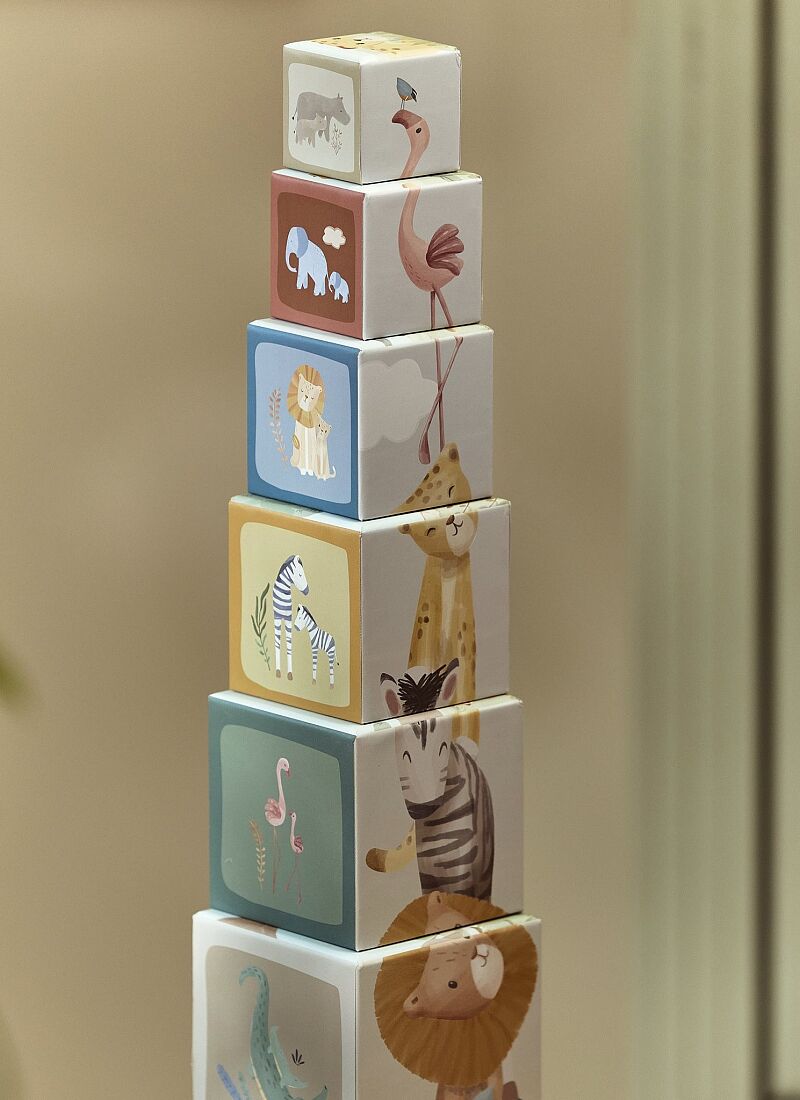 CUBES CARDBOARD SAFARI FRIENDS