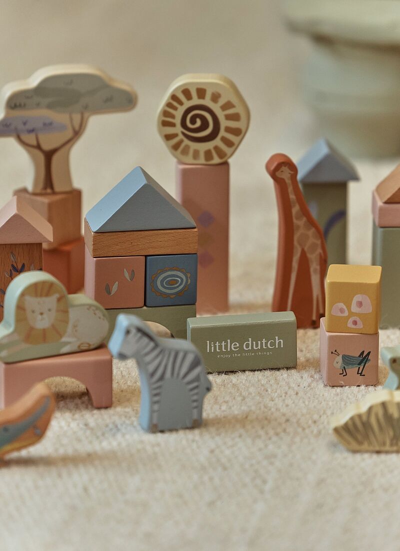 BUILDING BLOCKS SAFARI FRIENDS