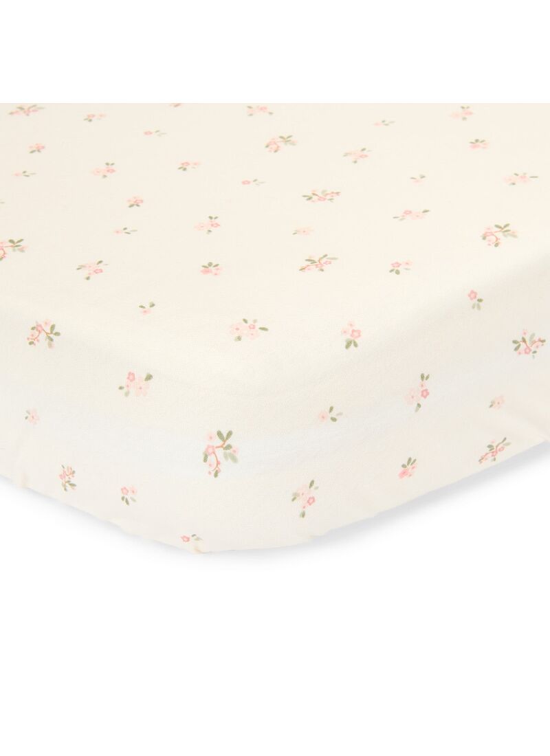 CRIB FITTED SHEET FAIRY BLOSSOM