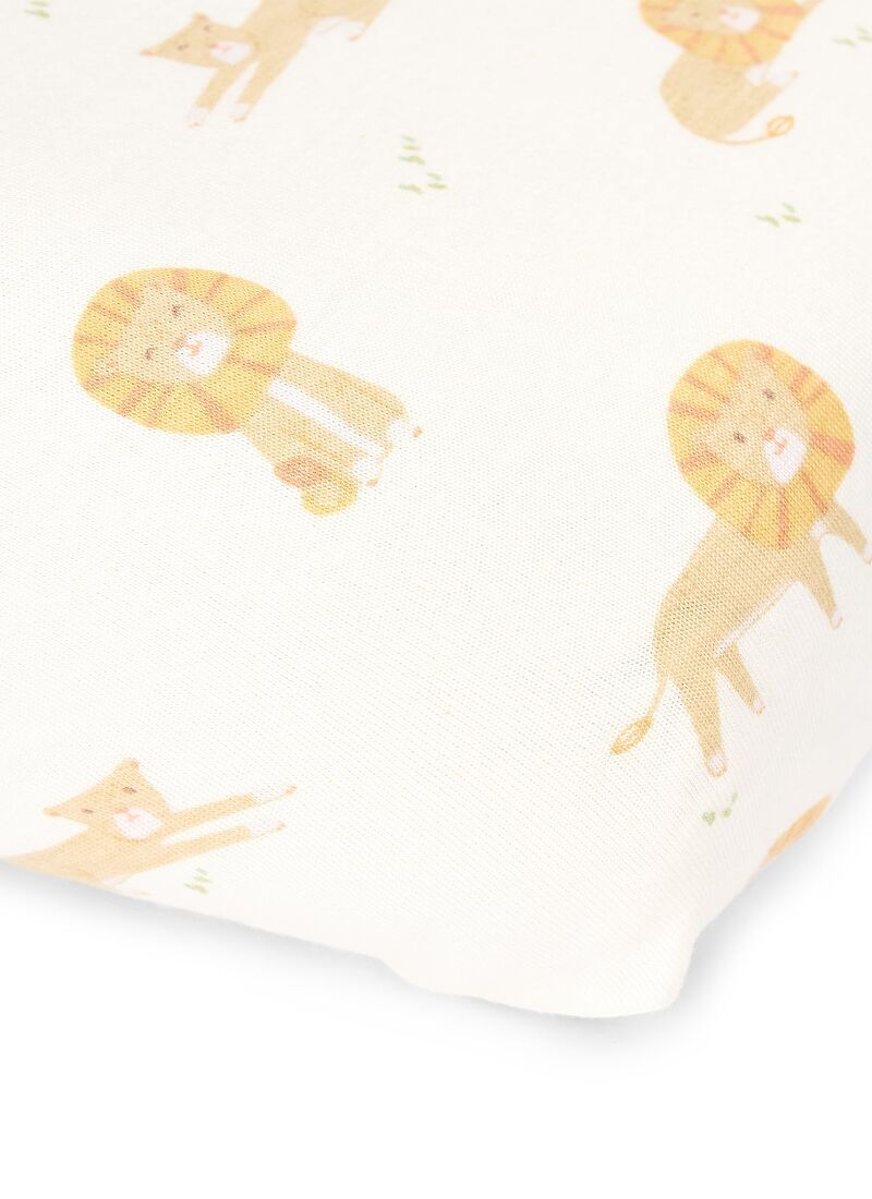 CRIB SHEET SAFARI LEO