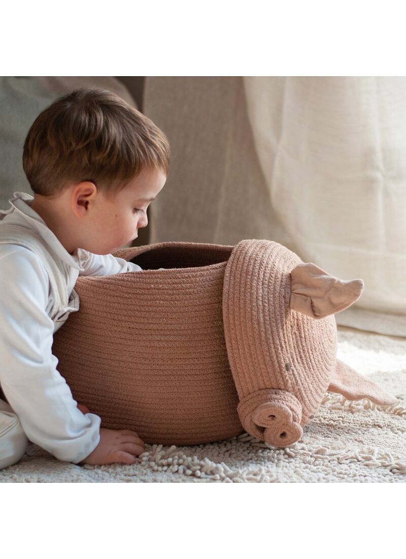 BASKET PEGGY THE PIG (32X30)