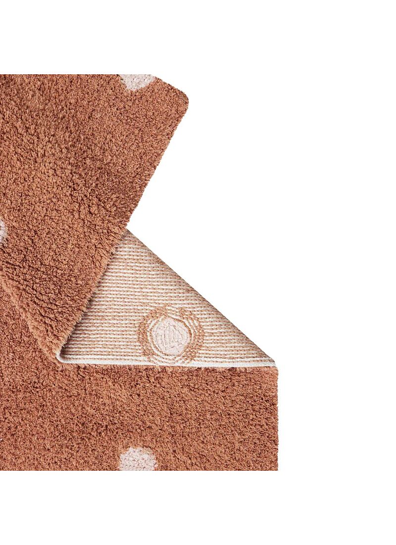 RUG MINI DOT CHESTNUT (100x150)
