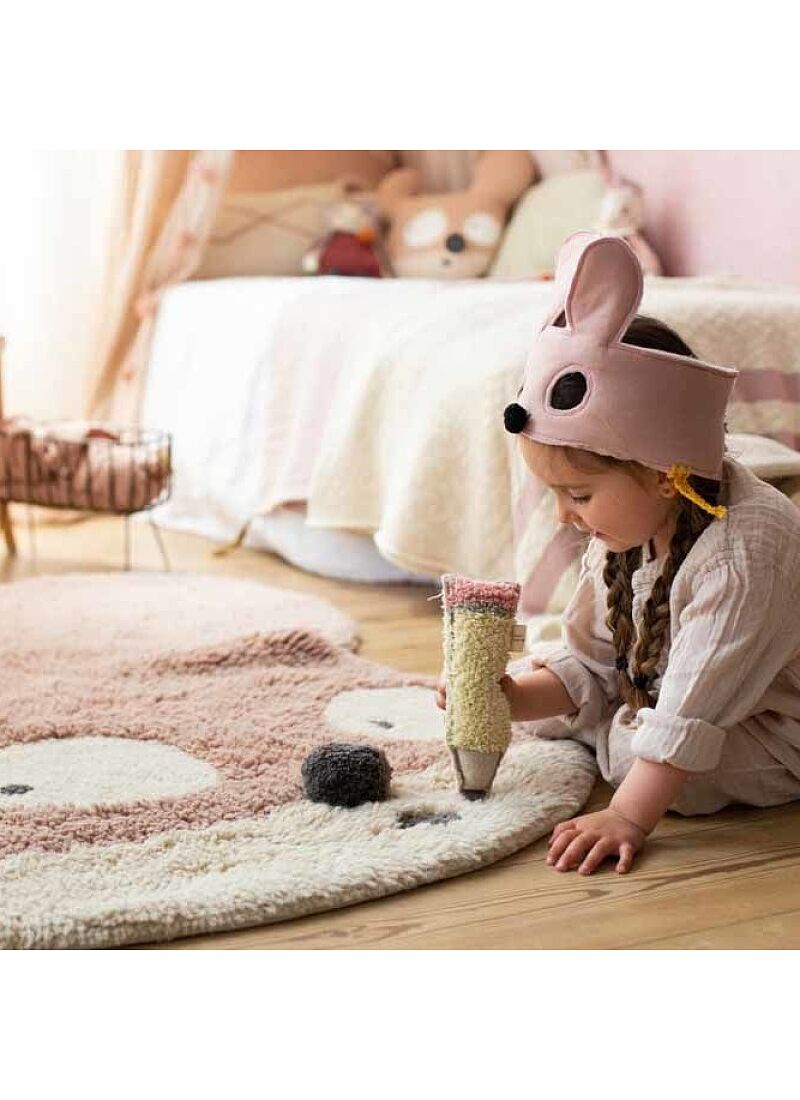CARPET WOOLABLE MISS MIGHTY MOUSE (100x120)