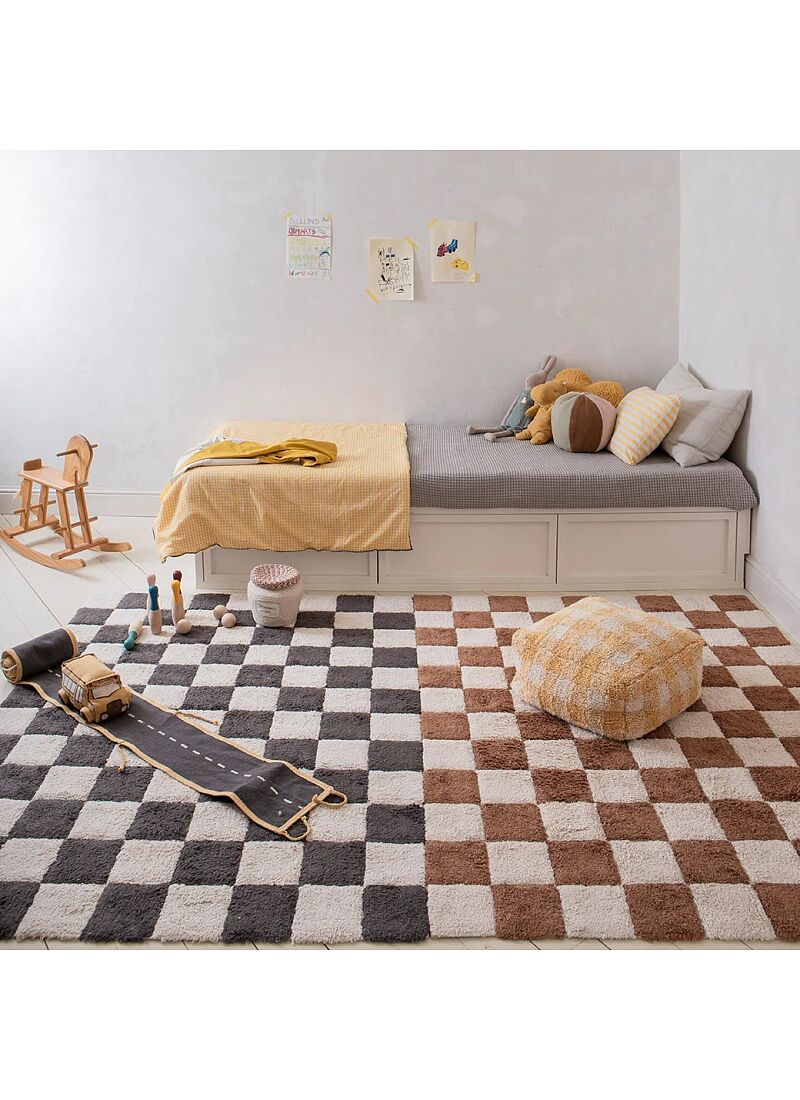 RUG KITCHEN TILES DARK GREY (120X160)