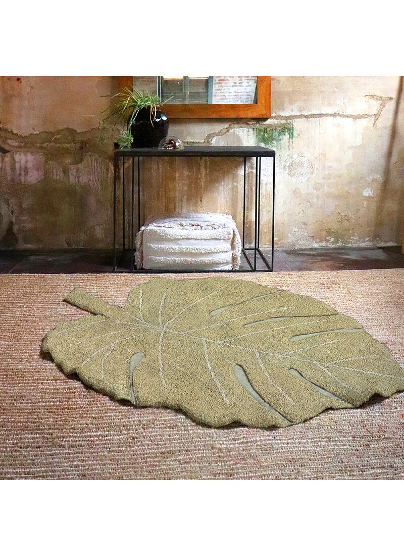 RUG MONSTERA OLIVE (120X180)
