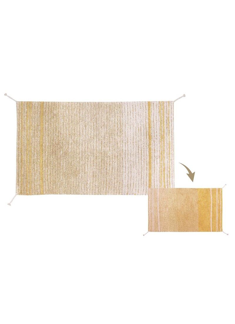 REVERSIBLE RUG TWIN AMBER