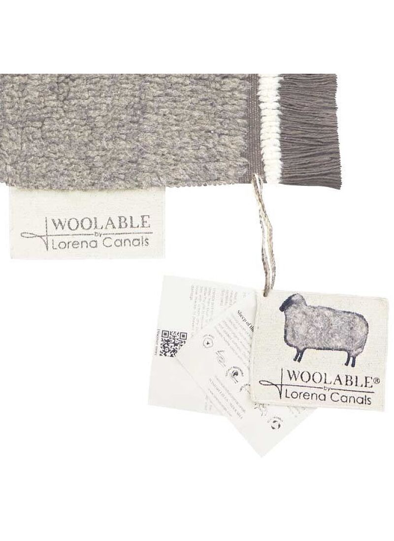 CARPET WOOLABLE STEPPE SHEEP GREY (80X140)