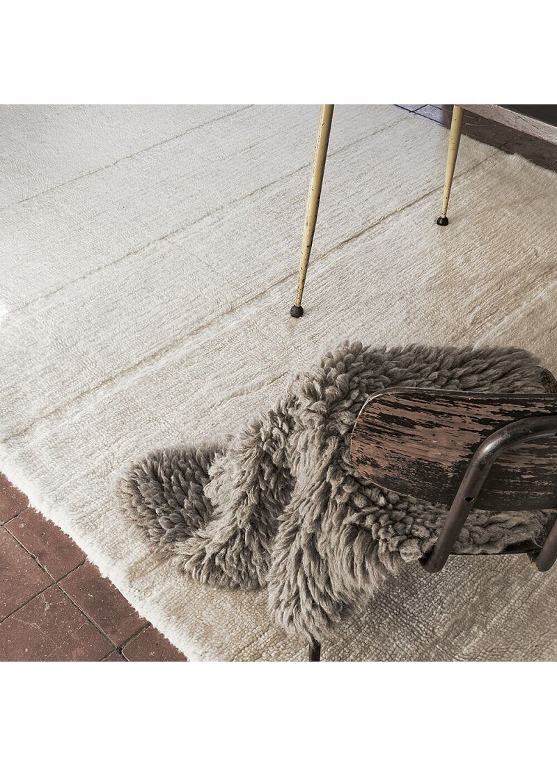CARPET WOOLABLE STEPPE SHEEP WHITE (80X140)