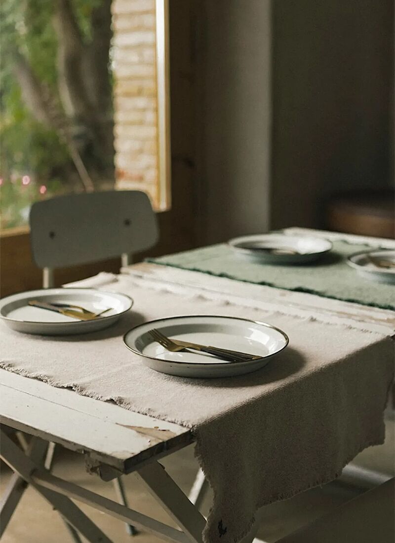 STONEWASHED PLACEMAT NEW GREY