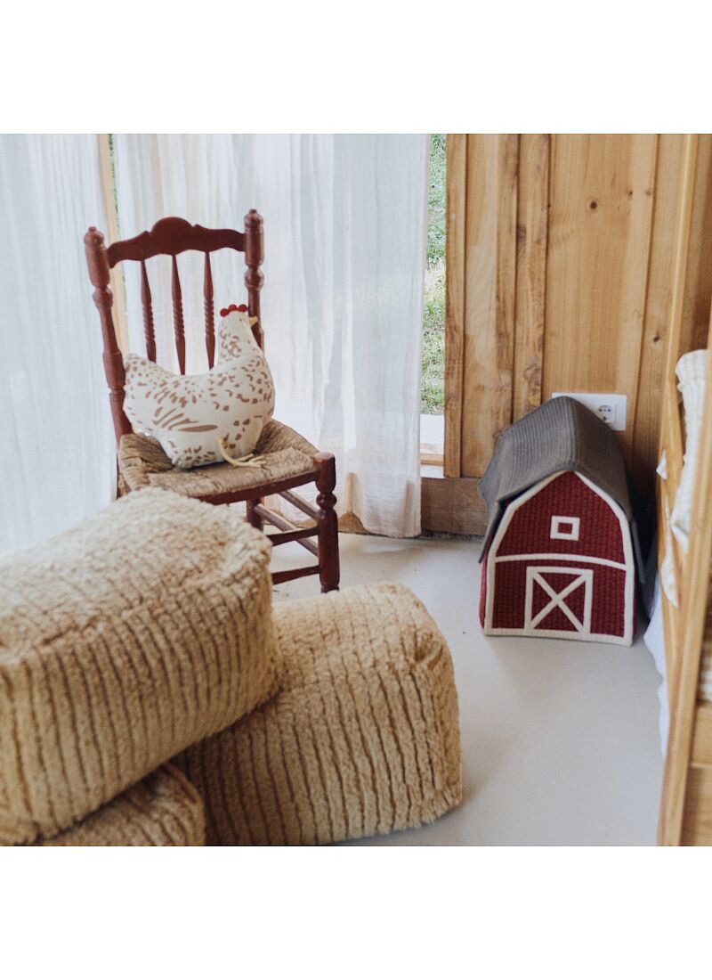 FLOOR CUSHION STRAW