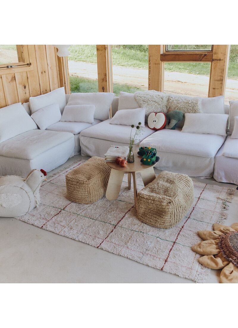 FLOOR CUSHION STRAW