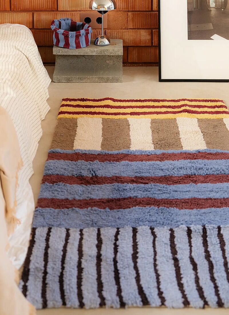 RUG COLOR ON INDIGO BLUE (80X140)