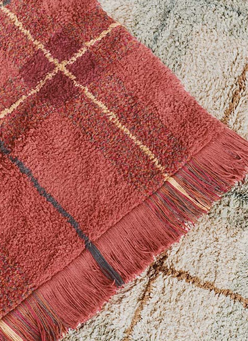 RUG TARTAN VINTAGE RED (140X190)