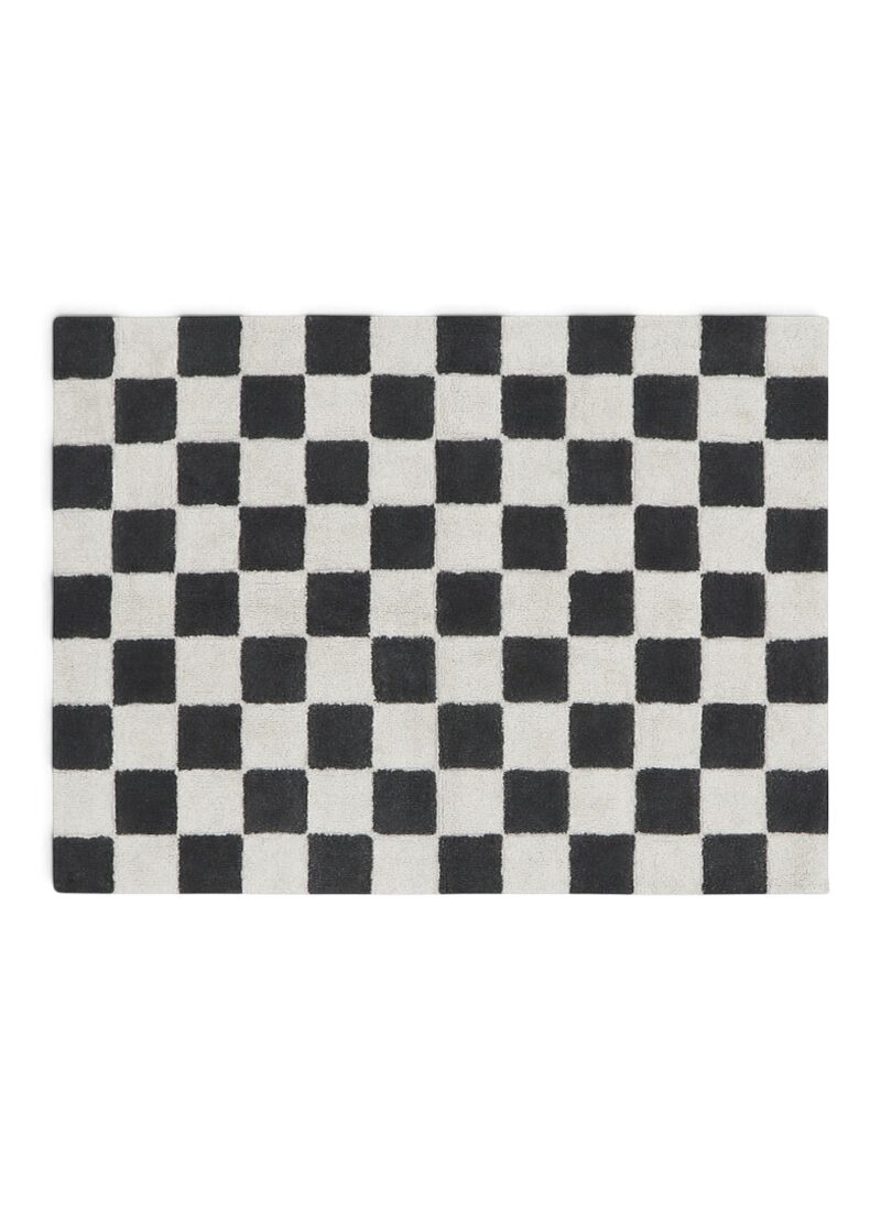 RUG KITCHEN TILES DARK GREY (90X130)