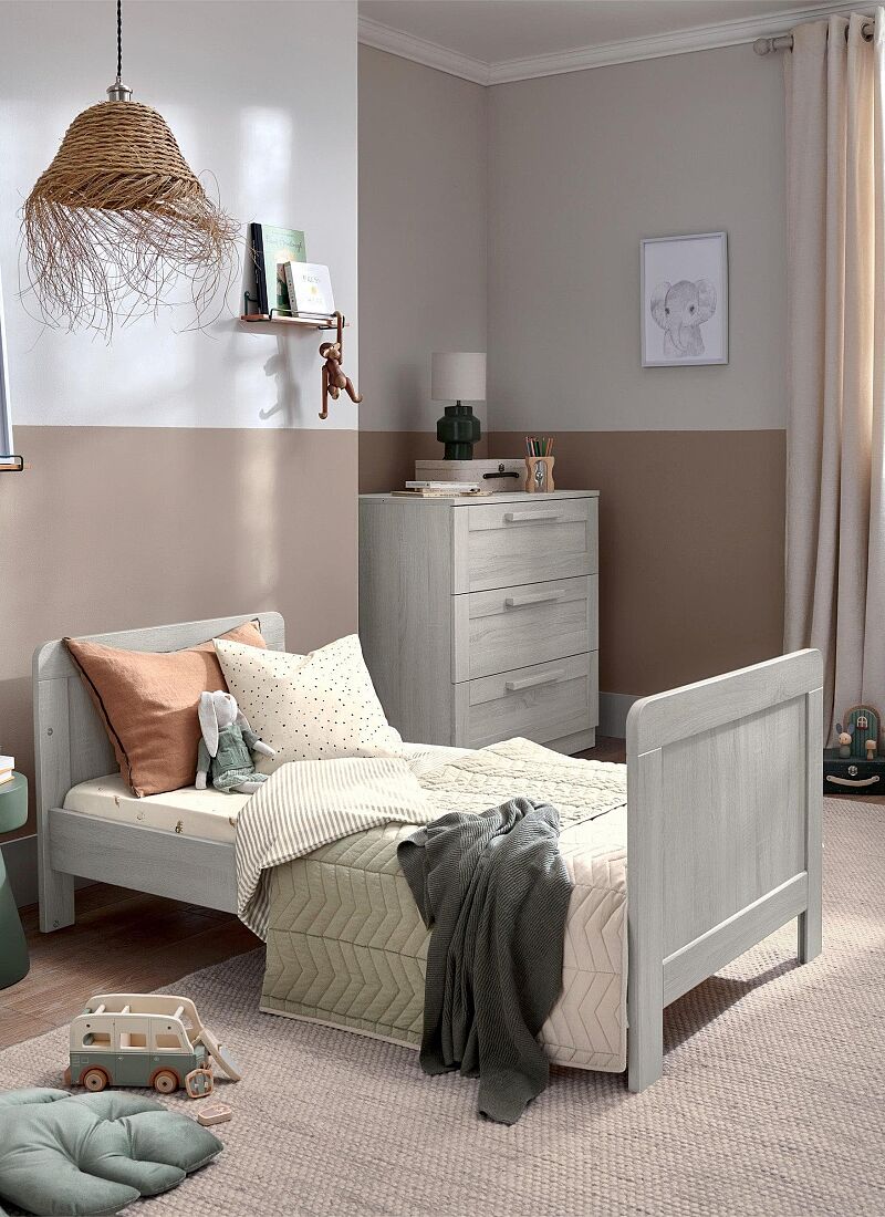 CRIB & DRESSER-CHANGER UNIT ATLAS NIMBUS WHITE