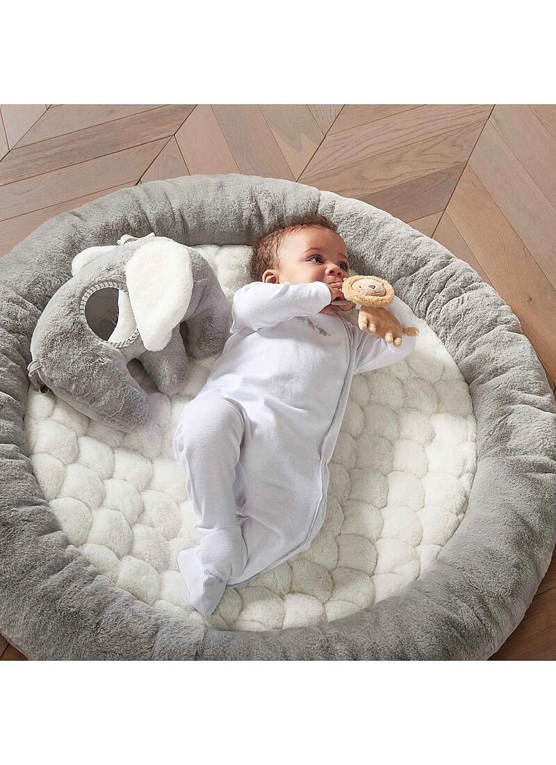 PLAY MAT GYM WELCOME TO THE WORLD GREY