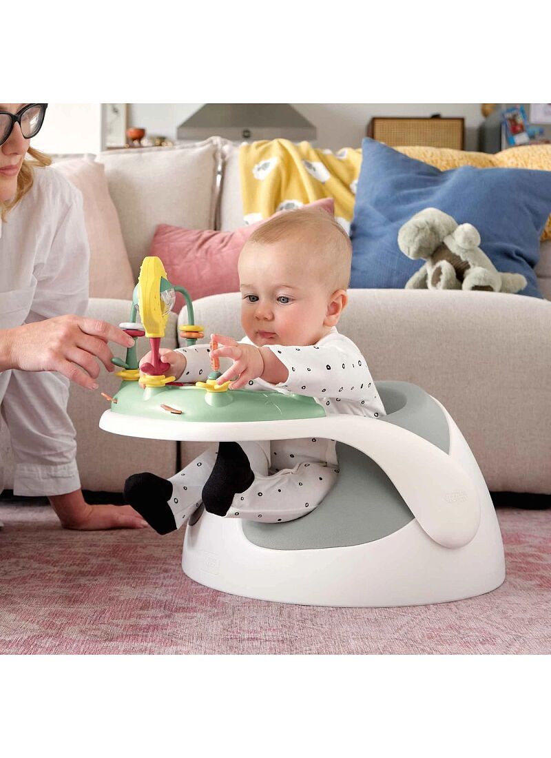 FLOOR BABY SEAT BUG & ACT TRAY PEBBLE