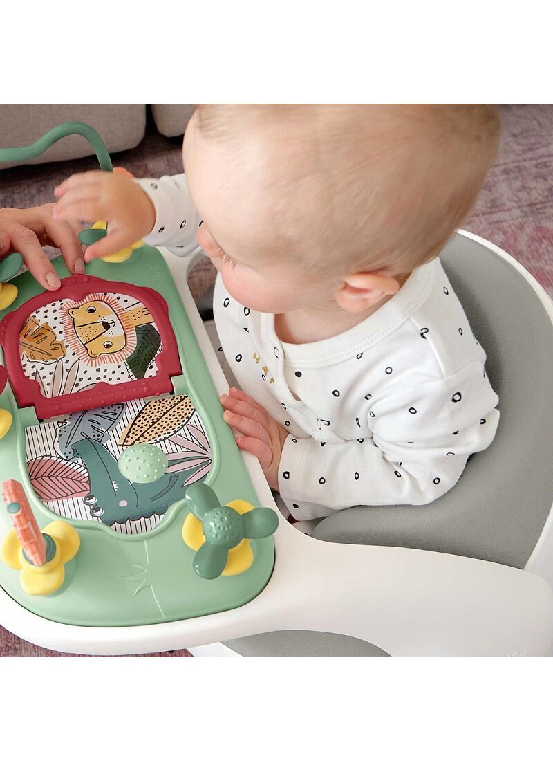 FLOOR BABY SEAT BUG & ACT TRAY PEBBLE