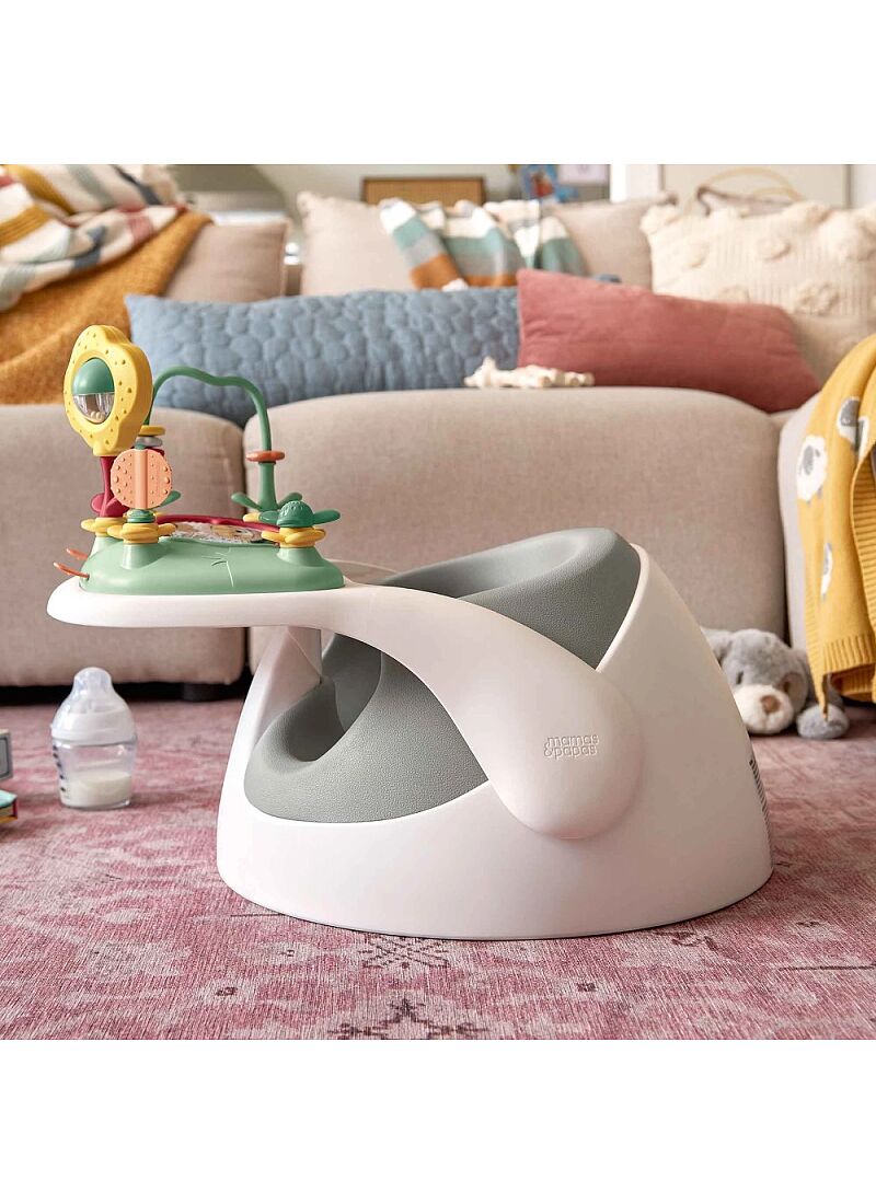 FLOOR BABY SEAT BUG & ACT TRAY PEBBLE