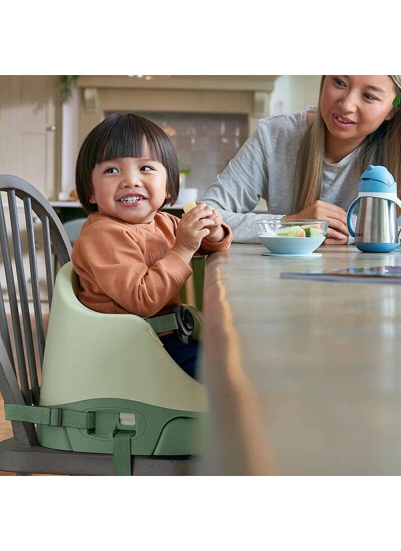 BABY BOOSTER SEAT BUG & ACT TRAY EUCALYPTUS