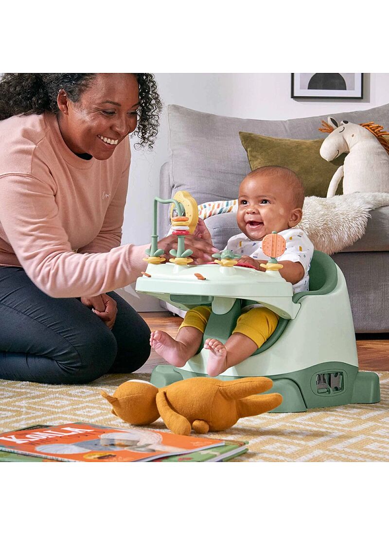 BABY BOOSTER SEAT BUG & ACT TRAY EUCALYPTUS