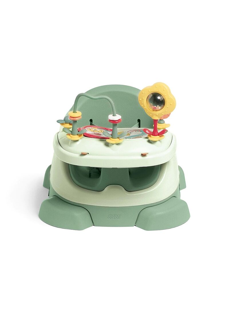 BABY BOOSTER SEAT BUG & ACT TRAY EUCALYPTUS