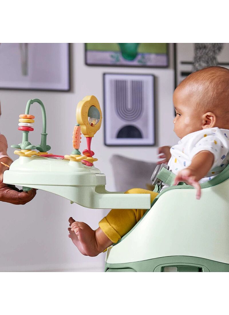 BABY BOOSTER SEAT BUG & ACT TRAY EUCALYPTUS