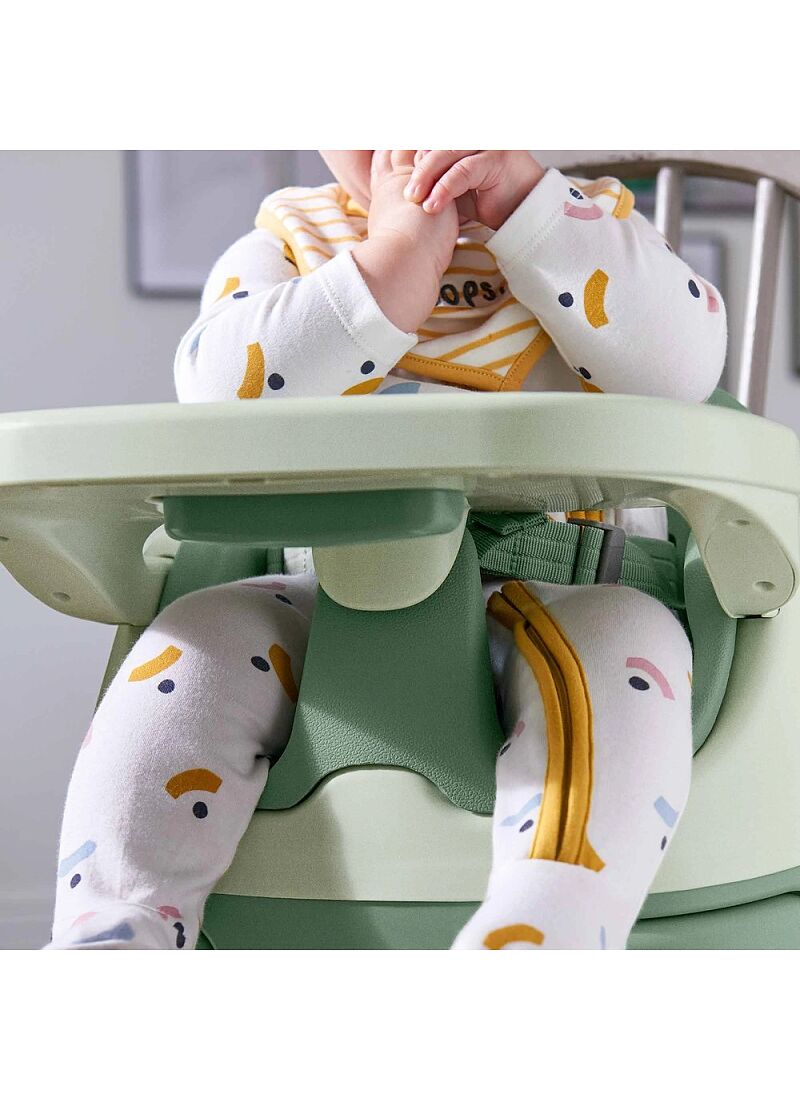 BABY BOOSTER SEAT BUG & ACT TRAY EUCALYPTUS